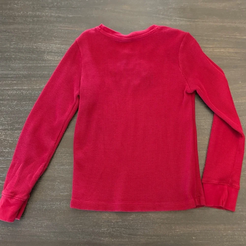 Gymboree Girls Red Heart Long Sleeve Shirt 7